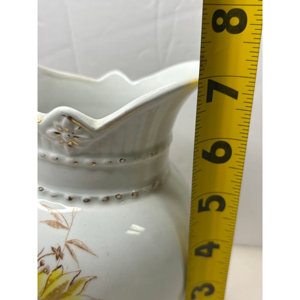 Johnson Bros England Ironstone Pitcher Pottery Transferware Asian Floral Style - Picture 7 of 7